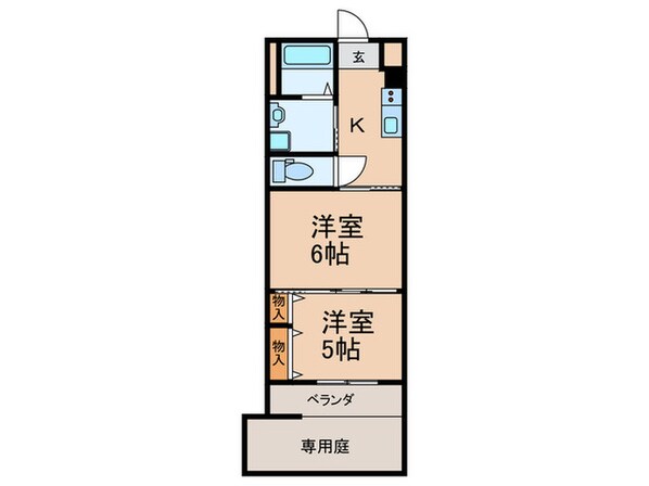 コロンⅡの物件間取画像